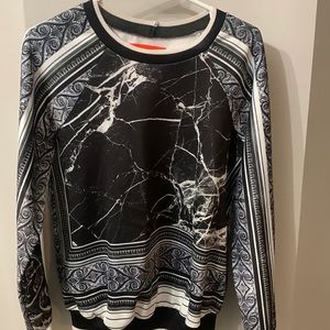 Black and White marble Clover Canyon shirt